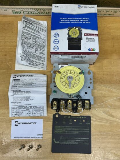 Intermatic T104M 208-277 240 Volt Swimming Pool Pump Timer Mechanism 24hr clock