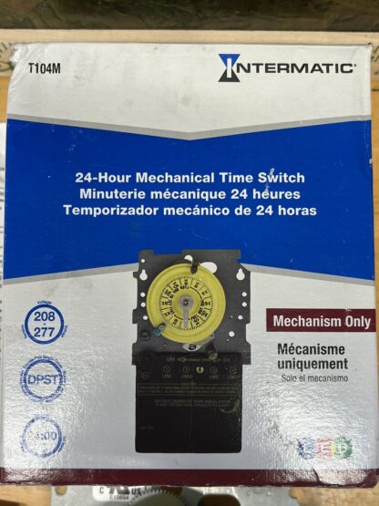 Intermatic T104M 208-277 240 Volt Swimming Pool Pump Timer Mechanism 24hr clock