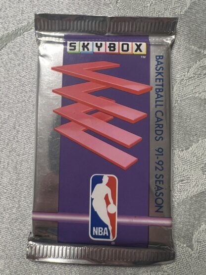 New 91-92 Skybox Basketball 1 Unopened Pack New Old Stock Factory Sealed