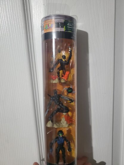 New G.I.Joe 2.5" Sigma 6 HASBRO 3 Action Figures Tube 2006