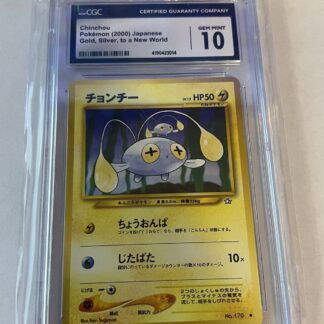 Pokemon Chinchou Neo 1 Japanese #170 CGC 10 Gem Mint