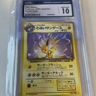 Pokémon Dark Jolteon #135 CGC 10 Team Rocket Japanese