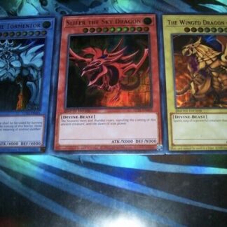 Obelisk + Slifer the Sky Dragon + Ra 3 Card Set Ultra Rare LC01 Yu-Gi-Oh!