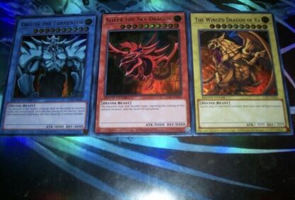 Obelisk + Slifer the Sky Dragon + Ra 3 Card Set Ultra Rare LC01 Yu-Gi-Oh!