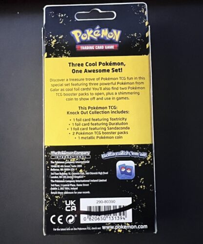 Pokemon Knockout Collection 2 Booster Packs + Holo + Coin