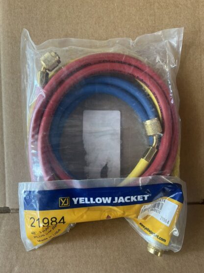 YELLOW JACKET 48" 3PK PLUS II HOSES-21984 NEW - UNUSED