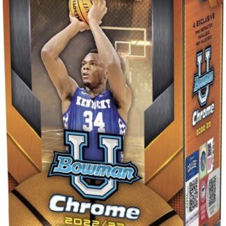 2022-23 Bowman Chrome University U Basketball Box Caitlin Clark Wembanyama