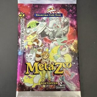 MetaZoo Cryptid Nation 2nd Edition 2E Box Topper Sealed Booster Promo Pack