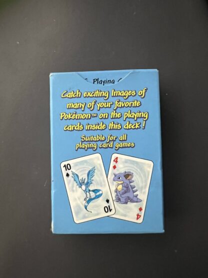 1999 POKEMON MINI PLAYING CARDS Full Deck Blue RARE 54 With Box Complete