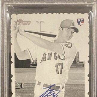 2018 SHOHEI OHTANI Topps Heritage /30 DECKLE EDGE HN Auto #1 PSA 10 (RC)💎🔥💎🔥