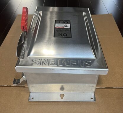 NEW Siemens HNF362S 60-Amp 600V 3-Phase Non Fusible Stainless Safety Switch 60A