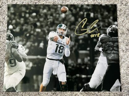 Connor Cook Autographed 11x14” Michigan State University MSU RARE Signed