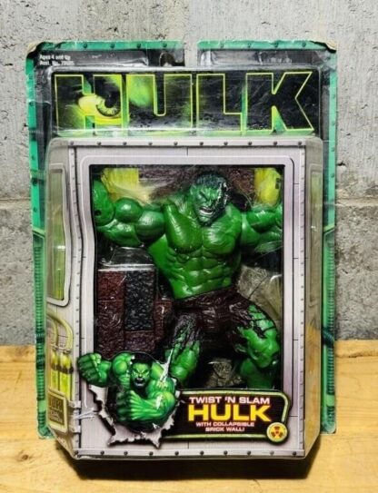 TWIST N SLAM HULK ACTION FIGURE TOY BIZ 2003 THE HULK MOVIE UNIVERSAL