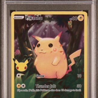 2021 Pokemon Celebrations Full Art Pikachu 005/025 PSA 8