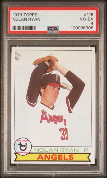 1979 TOPPS #115 NOLAN RYAN PSA 4