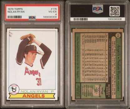 1979 TOPPS #115 NOLAN RYAN PSA 4