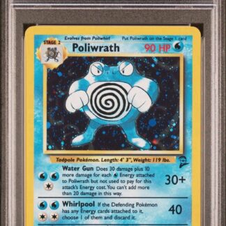 1999 Pokémon Game Base Set 2 #15 Poliwrath HOLO PSA 9 MINT!