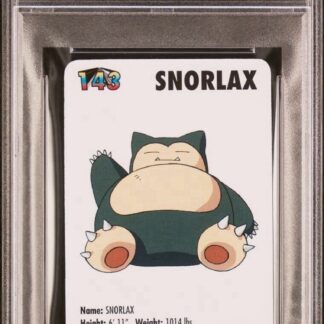 Snorlax #143 Pokemon Card Game Mini KFC 1998 Nintendo PSA 8