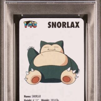 Snorlax #143 Pokemon Card Game Mini KFC 1998 Nintendo PSA 9