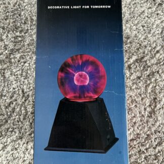 Vintage - Plasma Globe Lightning Sunder Ball Static Sound Touch Activated Glass