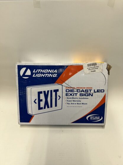 Lithonia Lighting 2 Face LED Exit Sign 1VCU4