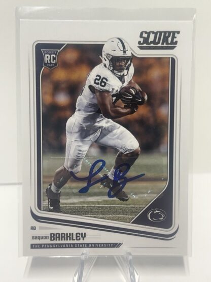 2018 Panini Score Draft #359 Saquon Barkley Eagles RC Rookie AUTO